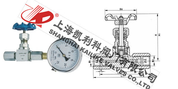 JJM8压力表针形截止阀